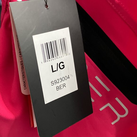 New Spyder Men's Large L Berry Pink UV Protection Stretch Swim Trunks Beach - Picture 4 of 4